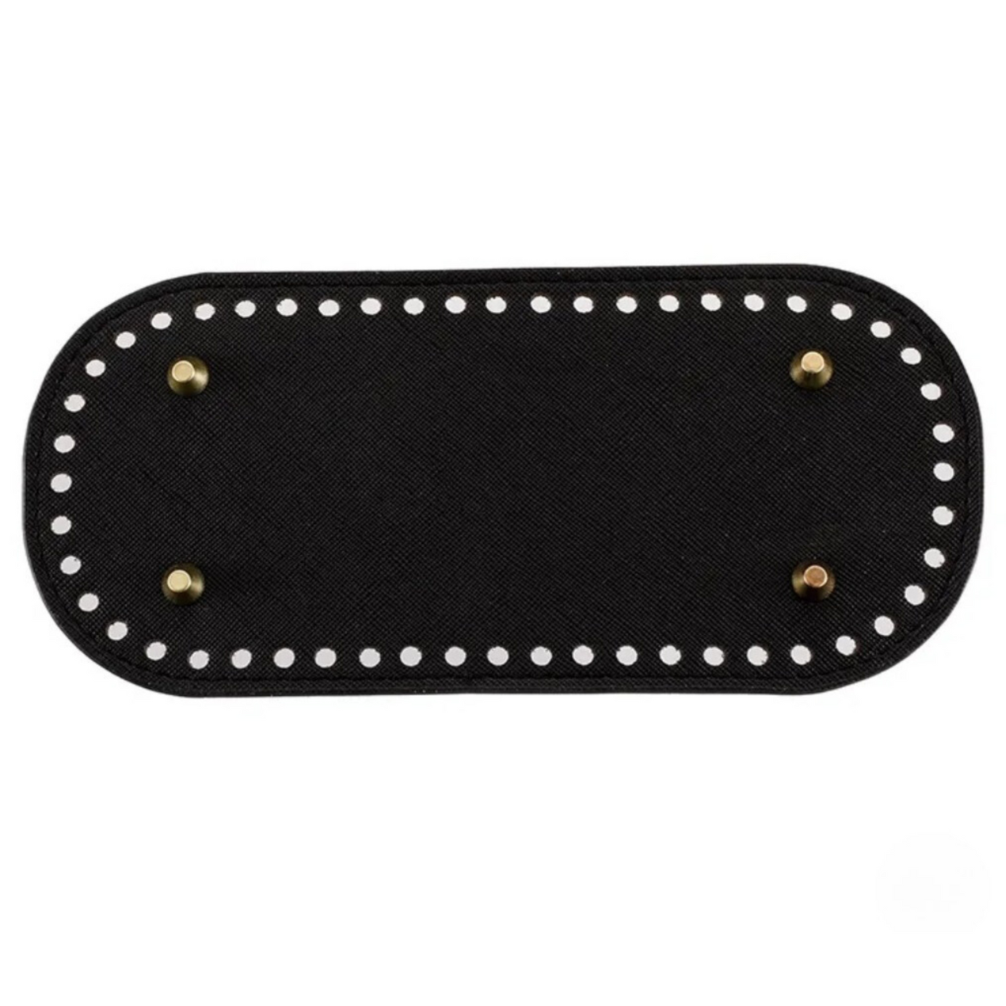Leather Base with holes for Crochet Bag Making