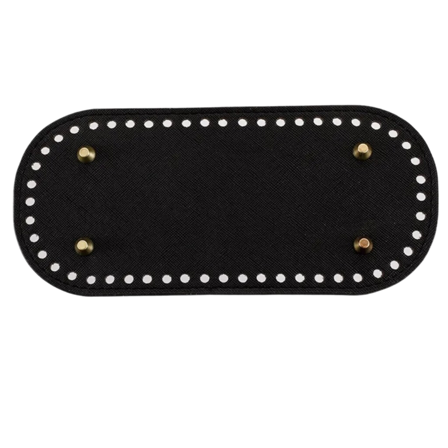 Leather Bottom with holes for Crochet Bag Making