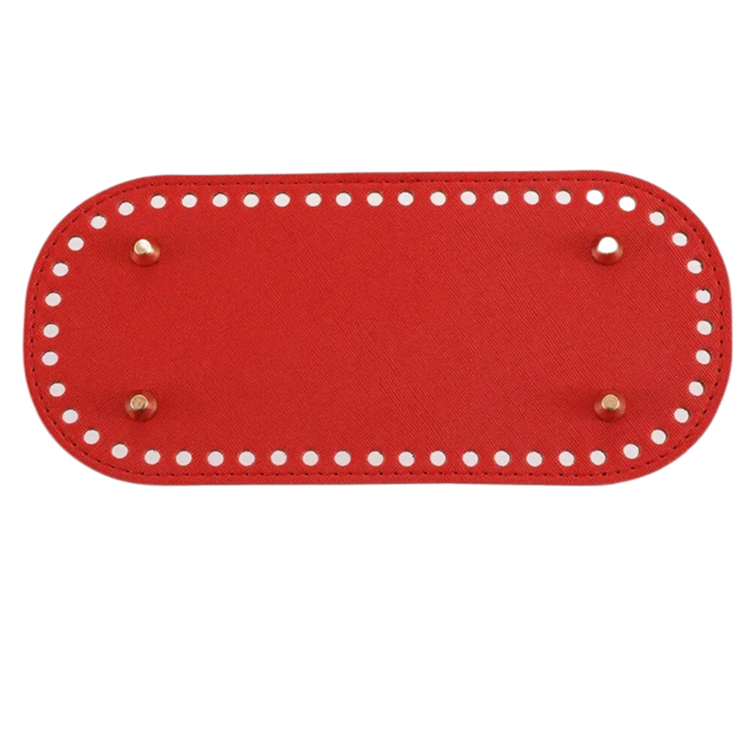 Leather Bottom with holes for Crochet Bag Making