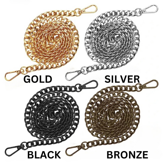 Chain for purses, clutch and bags making
