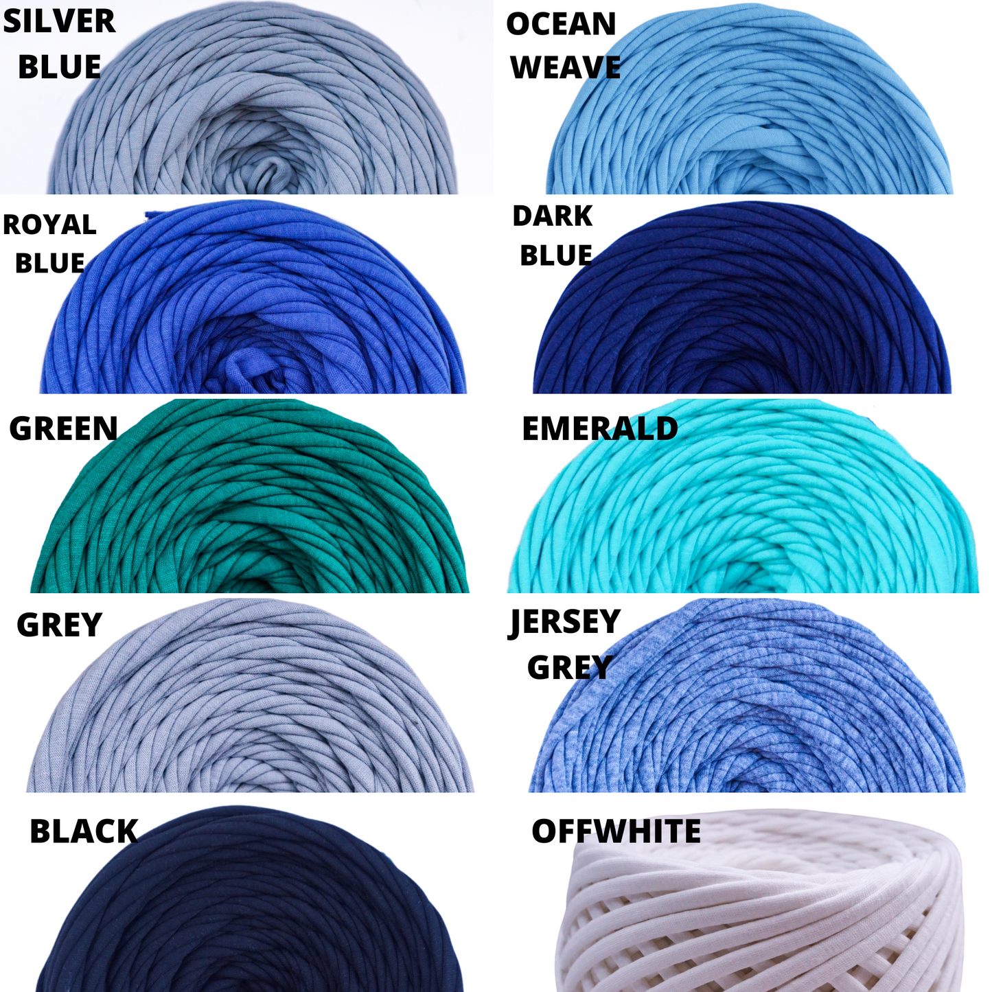 Bundle of t-shirt yarn and holiday basket wooden square base 3
