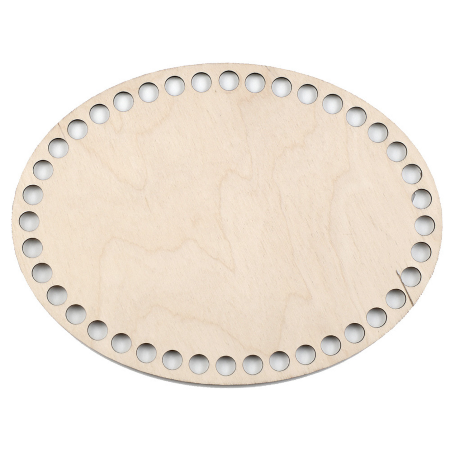 Oval Wooden base for crochet basket