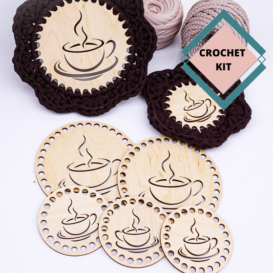Crochet Coaster and Trivet KIT