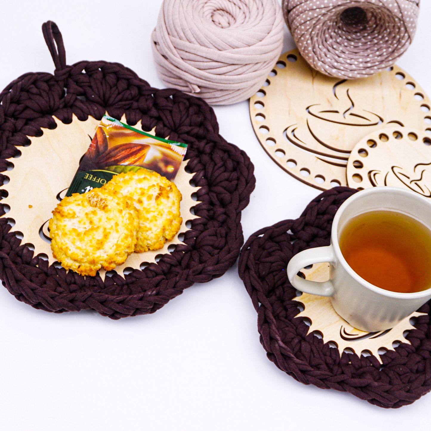 Crochet Coaster and Trivet KIT