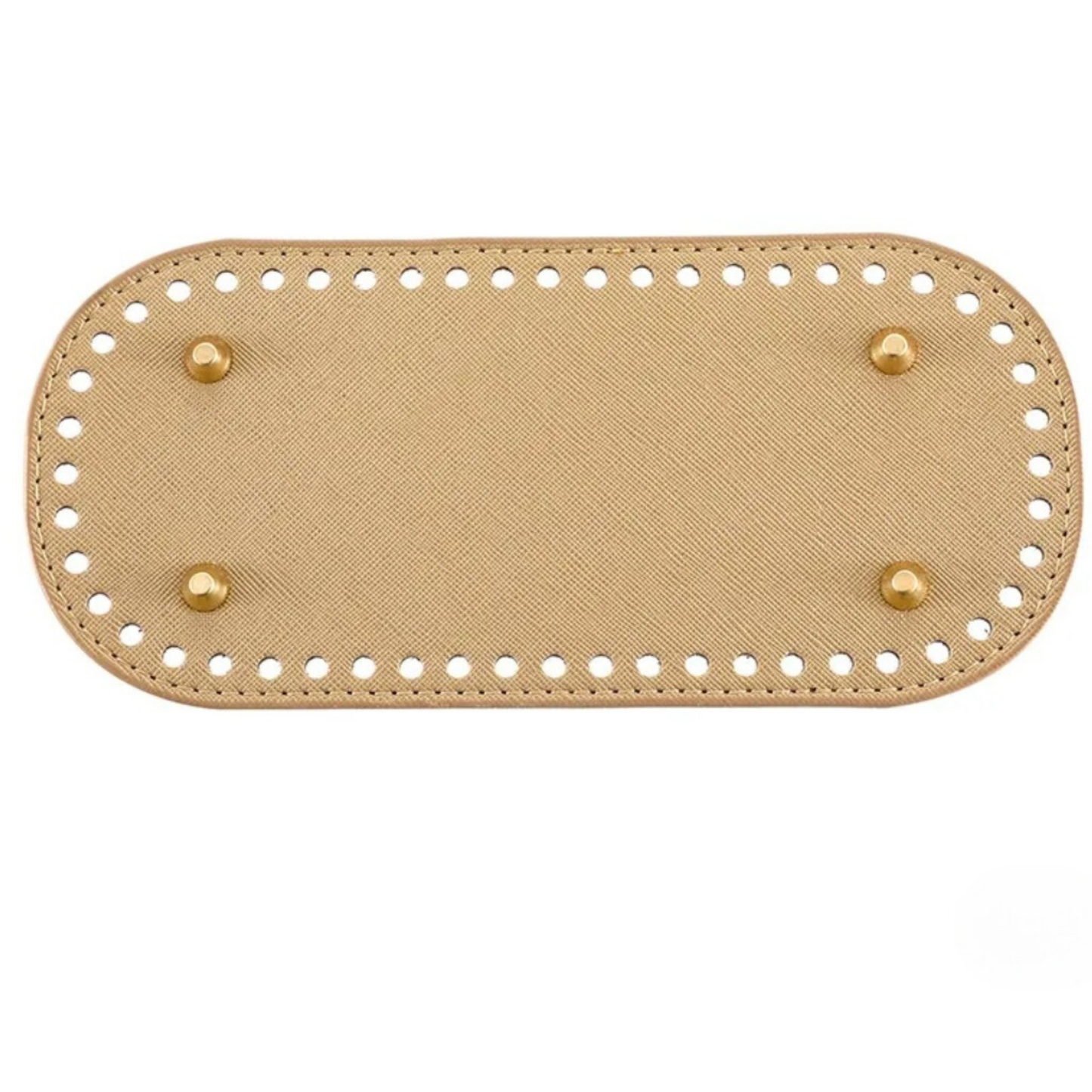 Leather Bottom with holes for Crochet Bag Making