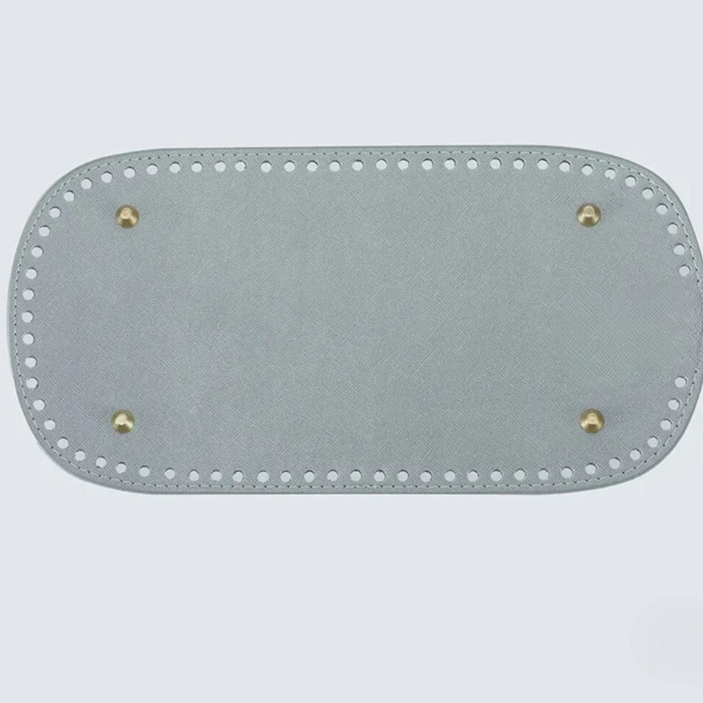 Leather Bottom with holes for Crochet Bag Making