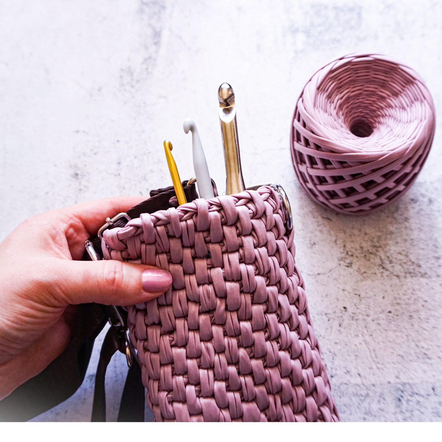 Crochet purse Kit with handbag crochet Pattern