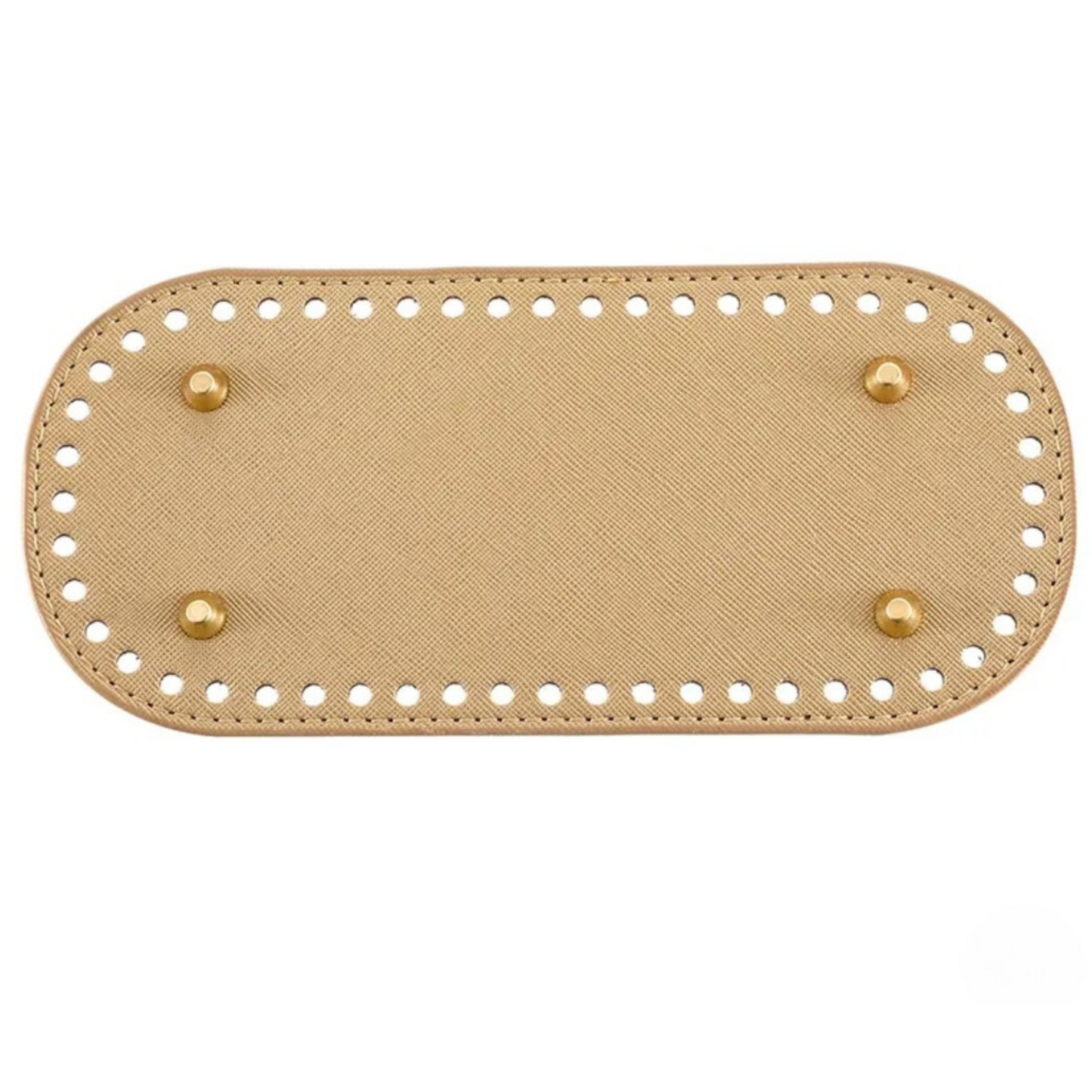 Leather Base with holes for Crochet Bag Making