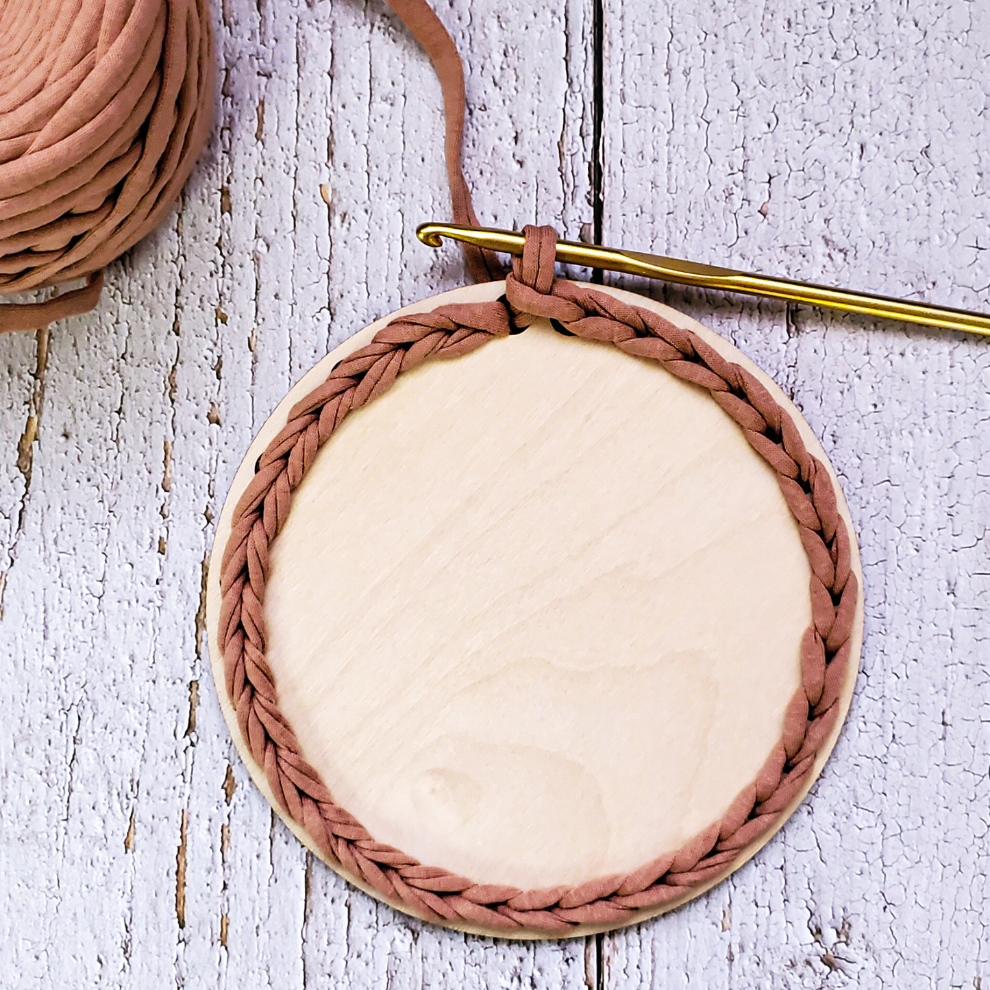 Round Wooden base for crochet basket, Wooden Bottom Basket Making Knitting Crochet Yarn Storage Bag