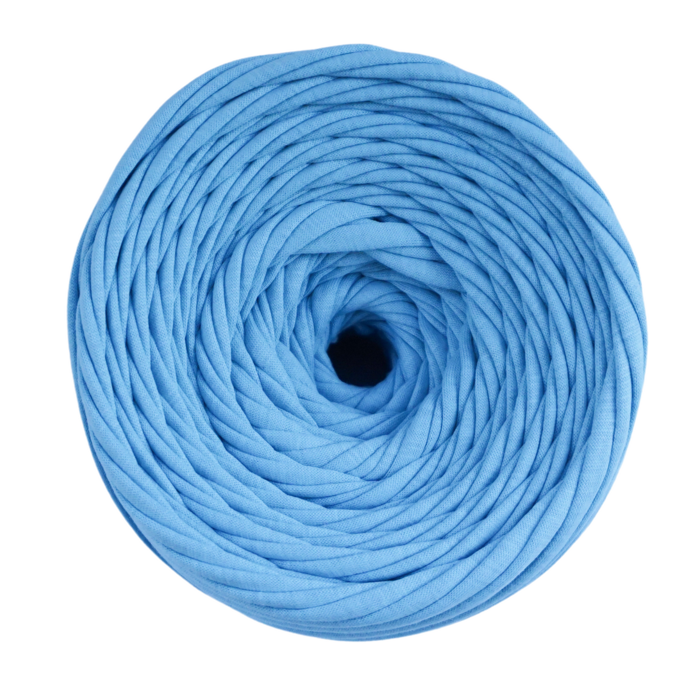 T-shirt yarn for crocheting baskets, bags, rugs and home decor. Ocean weave