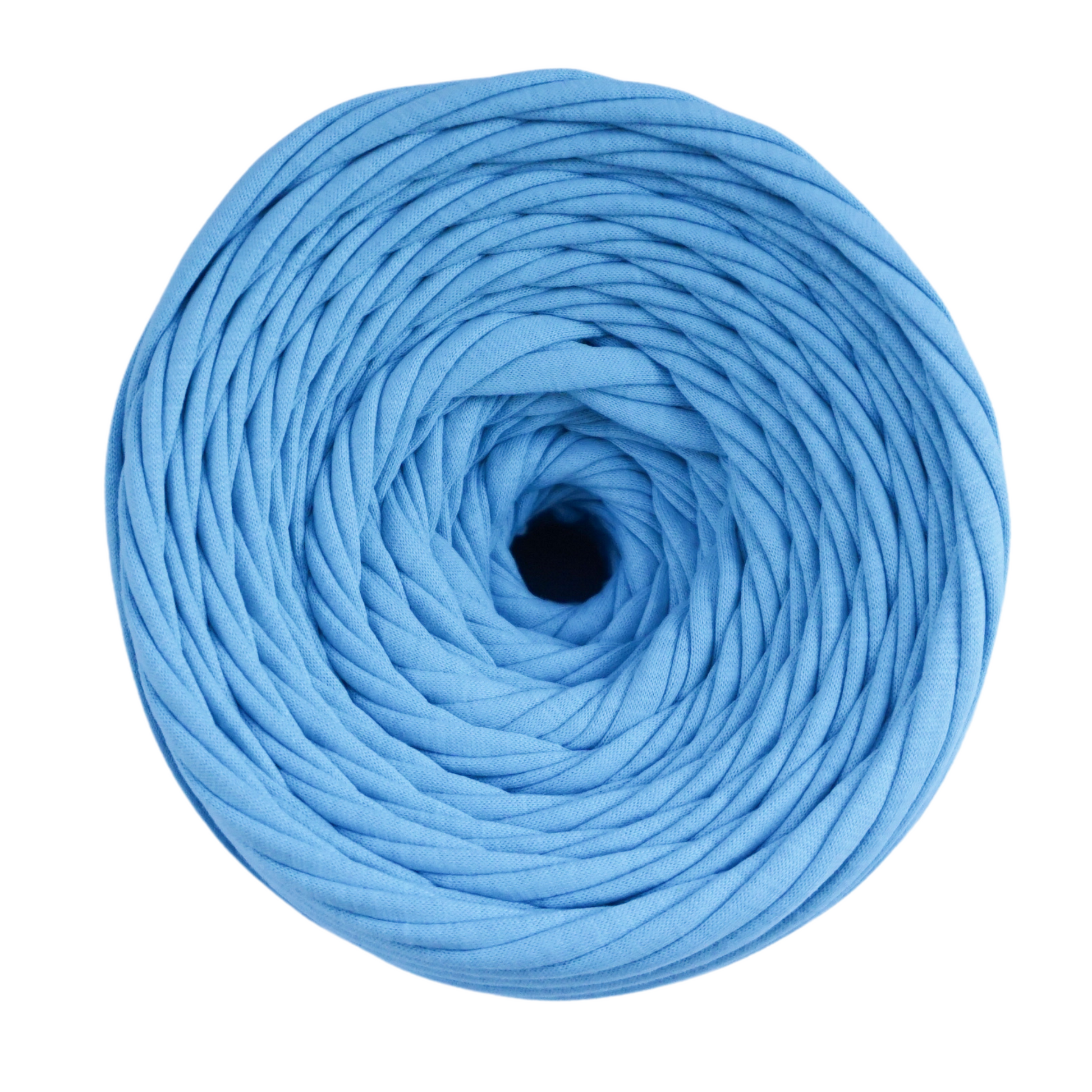 T-shirt yarn for crocheting baskets, bags, rugs and home decor